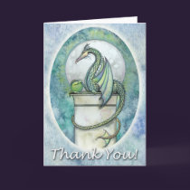 Dragon Thank You Card cards