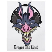 Dragon The Line- Battle Of The Dj's Flyer by nightmare7darkangel Dragon The Line- Battle Of The Dj's Flyer
