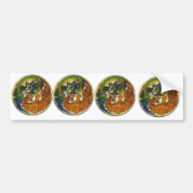 DRAGON TIGER BUMPER STICKER