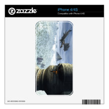Dragon Tower Decals For The iPhone 4S