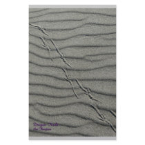 Dragon Tracks in the sand stationery