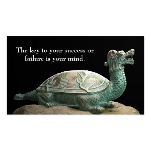 Dragon turtle bookmark business card