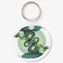 Dragon Twist Keychain