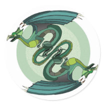 Dragon Twist Sticker