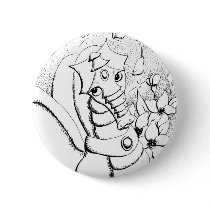 Dragon W Cherry Blossoms buttons