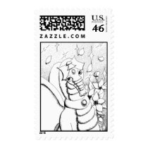 Dragon W Cherry Blossoms postage