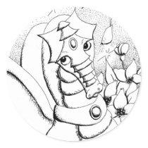 Dragon W Cherry Blossoms stickers