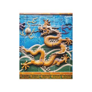 Dragon Wall Canvas Print