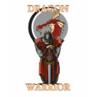 ladies_casual_tshirt - A warrior king kneels and prepares for his next battle.  His dragon spirit rises out of him ready for the next adventure.