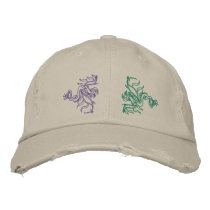 Dragon wars embroidered hats