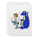 Dragon with Burnt Knight Invitations