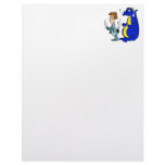Dragon with Burnt Knight Custom Letterhead
