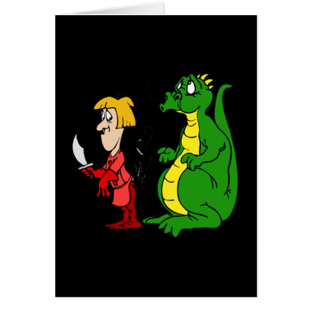 Dragon with Burnt Knight.png Card