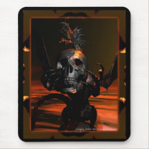 Dragon with Skull Mousepad