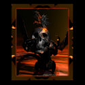 Dragon with Skull Poster