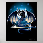 Dragon with sword posters