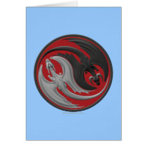 Dragon Yin-Yang Card