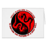 Dragon Yin Yang cards