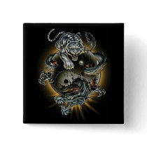 Dragon ying yang buttons
