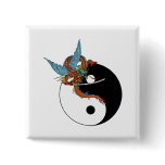 Dragon Ying Yang buttons