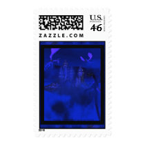 Dragoncats Blue Mist Dragon Fantasy Stamp