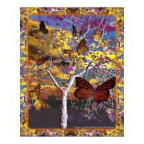 Dragoncats Butterfly Fantasy posters