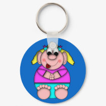 DragonCats LIL Critters Brat Girl keychains