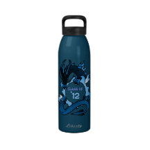 Dragones "clase" del negro y del azul botellas de beber
