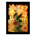 DRAGONFIRE the Dragon Art Poster posters