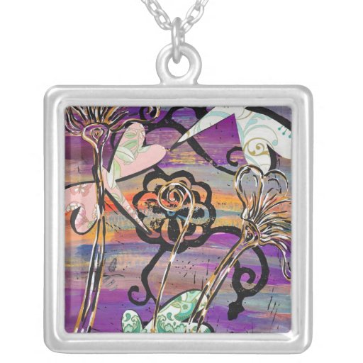 Dragonflies 3 Necklace