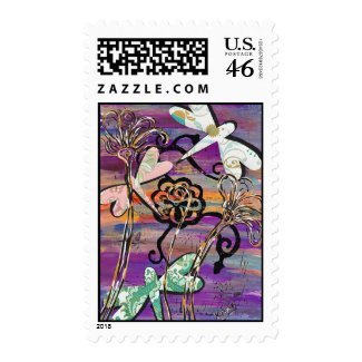 Dragonflies 3 Postage stamp