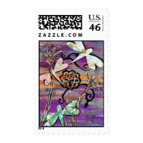 Dragonflies 3 Postage