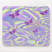 Dragonflies and Hearts mousepads