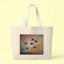 Dragonflies and Poppies bags