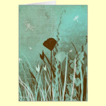 Dragonflies and Weeds cards
