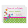 This cute invitation with a cute little dragonflies can be completely customized by you..Simply click on the "Customize It " button right below the products picture. From there you will be able to change the font, font color, move the text around,add text and more. Have fun creating your one of a kind product. Dragonflies Birthday Invitation 4