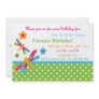 This cute invitation with cute little dragonflies can be completely customized by you..Simply click on the "Customize It " button right below the products picture. From there you will be able to change the font, font color, move the text around,add text and more. Have fun creating your one of a kind product. Dragonflies Birthday Invitation 5