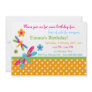 This cute invitation with cute little dragonflies can be completely customized by you..Simply click on the "Customize It " button right below the products picture. From there you will be able to change the font, font color, move the text around,add text and more. Have fun creating your one of a kind product. Dragonflies Birthday Invitation 6