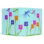 Dragonflies Dancing Designed Binder