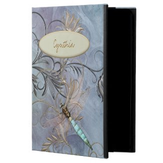 Dragonflies Floral Flourish Color Changing base iPad Air Case