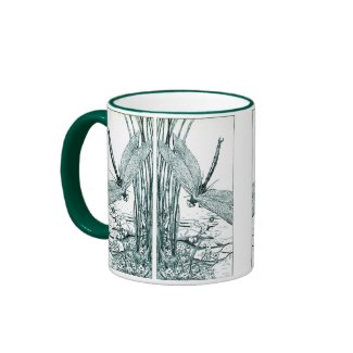 Dragonflies in Flight mug