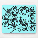 Dragonflies Mousepad by whupsadaisy Dragonflies Mousepad