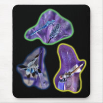 Dragonflies Negative Image mousepads by DIGEPIX Dragonflies Negative Image mousepads
