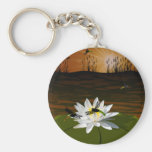 Dragonflies on the Pond Key Chain