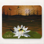 Dragonflies on the Pond Mousepad