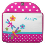 Dragonflies P/B  Rickshaw Flap Macbook Pro Sleeve