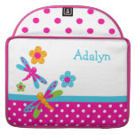 Dragonflies P/B  Rickshaw Flap Macbook Pro Sleeve
