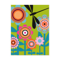 dragonfly 4 Postcard postcards