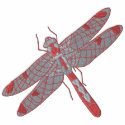 Dragonfly Accent embroidered shirts by Embroidery4U Dragonfly Accent embroidered shirts