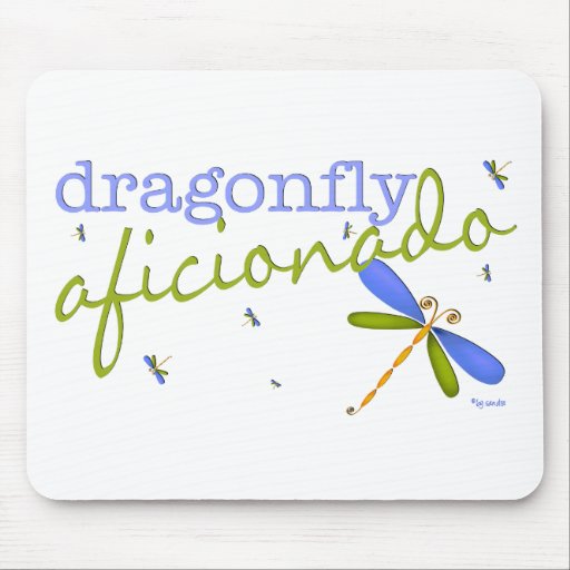 Dragonfly Aficionado Mouse Mats
